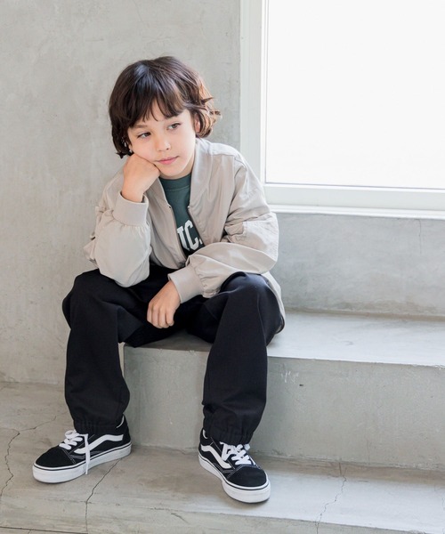 GLOBAL WORK（グローバルワーク）の「撥水ボリュームMA-1/907719（MA-1・キッズ・ベージュ/ブラック/カーキ・110cm/120cm/130cm/140cm/150cm/160cm/100cm）」の10枚目の写真