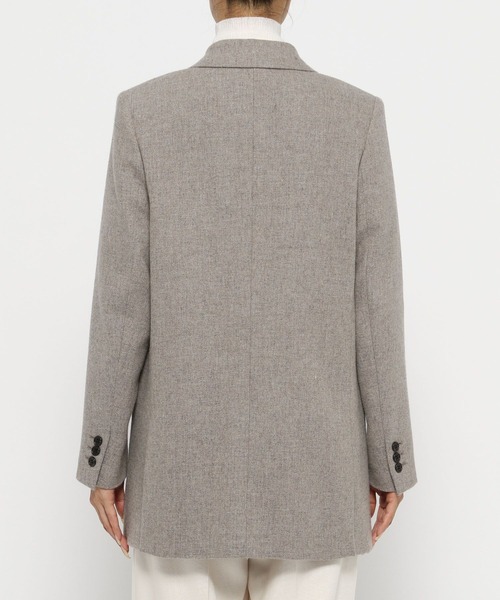 BABYLONE ネップツイードジャケット グレー 楽天市場】ネップツイードジャケット BABYLONE バビロン