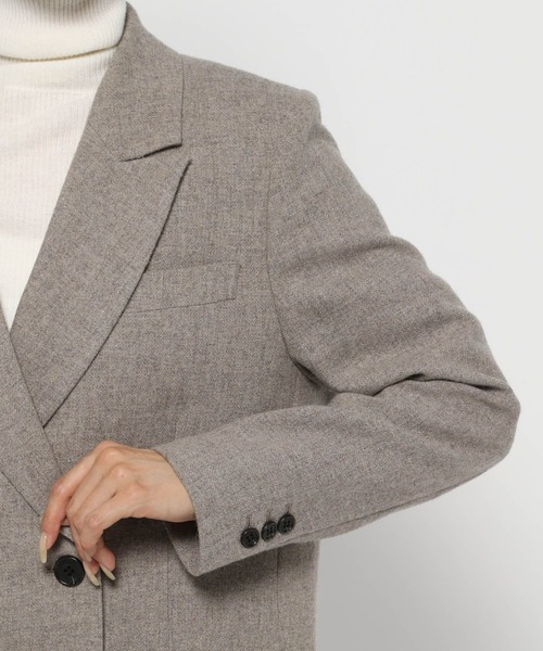 BABYLONE ネップツイードジャケット グレー 楽天市場】ネップツイードジャケット BABYLONE バビロン