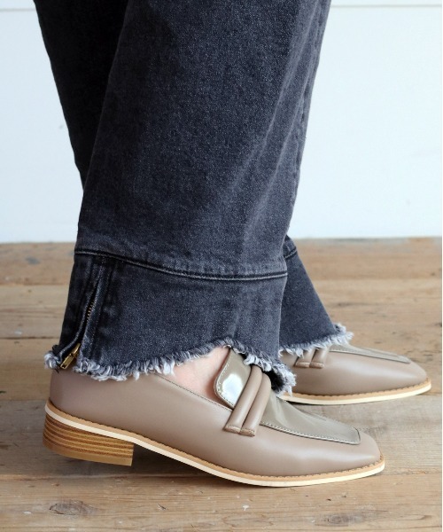 cepo（セポ）の「エナメルトップローファー（ローファー・レディース・ブラック/ベージュ・M/L）」の10枚目の写真