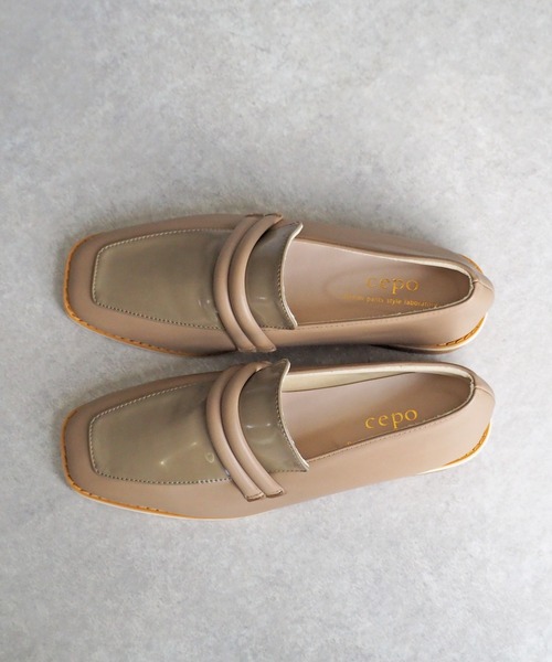 cepo（セポ）の「エナメルトップローファー（ローファー・レディース・ブラック/ベージュ・M/L）」の17枚目の写真