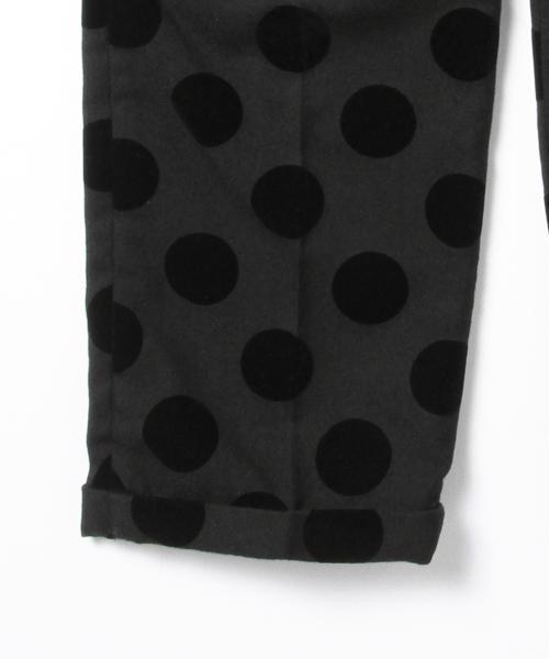 BEAMS BOY（ビームスボーイ）の「BEAMS BOY / フロッキープリント DOT スラックス（スラックス・レディース・ブラック/ネイビー・0/1）」の7枚目の写真