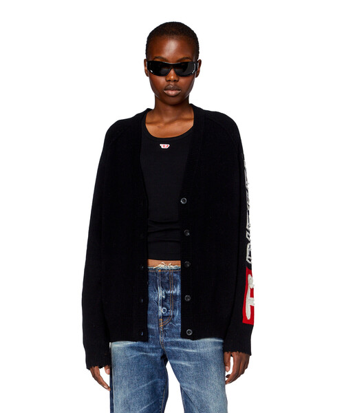DIESEL(ディーゼル)の「レディース ニット カーディガン(カーディガン/ボレロ・レディース・ブラック/グレー・X-SMALL/LARGE/SMALL/MEDIUM/X-LARGE)」の19枚目の写真