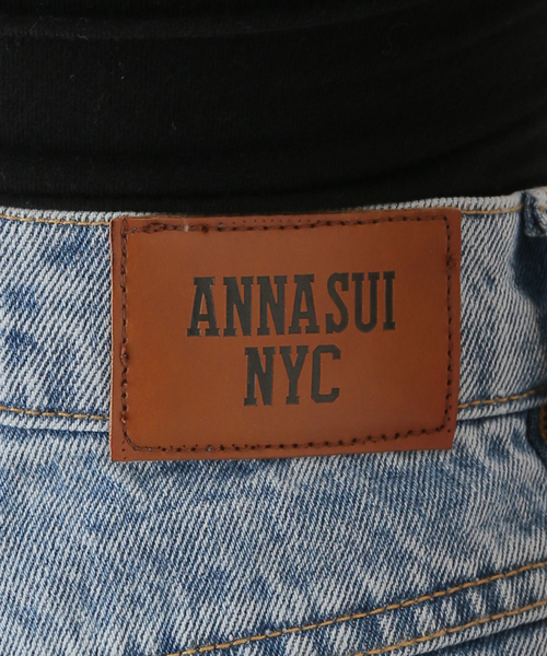 アナスイ　ジーンズ ジーンズ デニム デニムパンツ ANNA SUI NYC ピーカーブーデニム