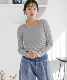 LOWRYS FARM | ２WAYリブタイトロングスリーブ　966670(Tシャツ/カットソー)