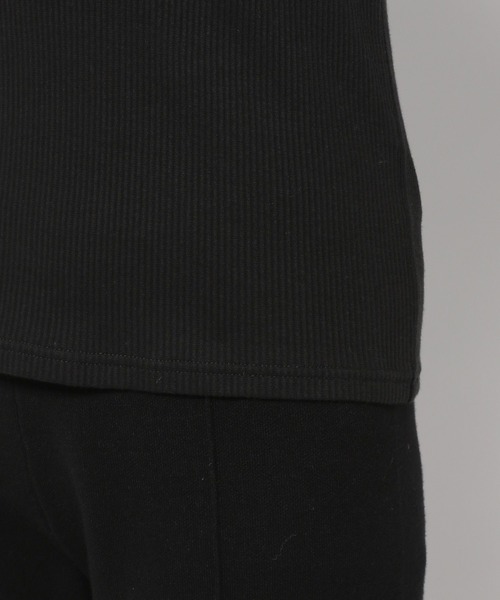 LOWRYS FARM（ローリーズファーム）の「２WAYリブタイトロングスリーブ　966670（Tシャツ/カットソー・レディース・ブラック/オフホワイト/ブラック系その他/アイボリー・FREE）」の12枚目の写真