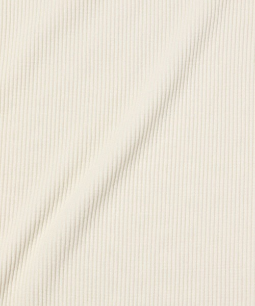 LOWRYS FARM（ローリーズファーム）の「２WAYリブタイトロングスリーブ　966670（Tシャツ/カットソー・レディース・ブラック/オフホワイト/ブラック系その他/アイボリー・FREE）」の8枚目の写真