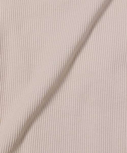 LOWRYS FARM（ローリーズファーム）の「２WAYリブタイトロングスリーブ　966670（Tシャツ/カットソー・レディース・ブラック/オフホワイト/ブラック系その他/アイボリー・FREE）」の7枚目の写真