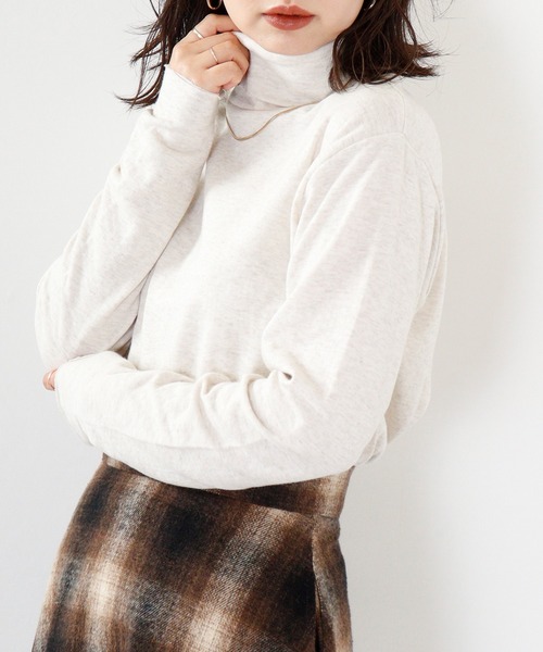 Arinomama(アリノママ)の「Arinomama 接結タートルネック 長袖T(Tシャツ/カットソー・レディース・ブラック/トップグレー/ボルドー/アイボリー系・F)」の13枚目の写真