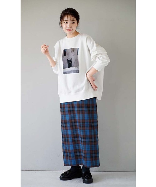 zootie(ズーティー)の「【大人に着こなす英国柄】タータンチェック ペンシルスカート(スカート・レディース・ブルー/レッド/キャメル/ブルー系その他・M)」の5枚目の写真