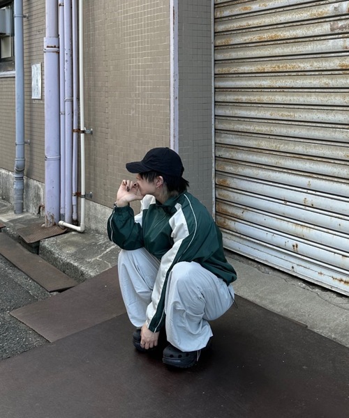 Never mind the XU / Chikashitsu+（ネバーマインド ザ エックスユー / チカシツプラス）の「ストリートファッション nmtc + エヌエムティーシープラス nylon ballon pants ナイロンバルーンパンツ ワイドパンツ テック系 ジョガーパンツ カーゴパンツ ナイロンパンツ 韓国ファッション（カーゴパンツ・メンズ・ブラック/ライトグレー・ONE SIZE）」の13枚目の写真