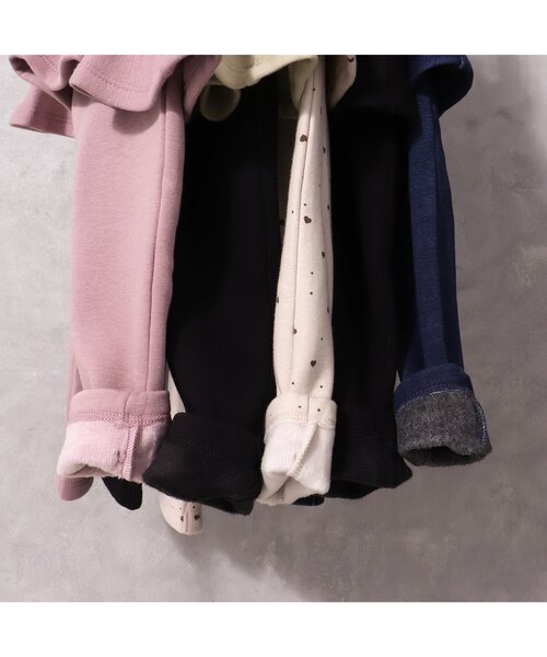 apres les cours(アプレレクール)の「【WEB限定・あったか】裏シャギースカッツ(スカート・キッズ・インディゴブルー/ラベンダー/ドット/オリーブ/ブラック・110/120/130/140/80/90/100)」の8枚目の写真