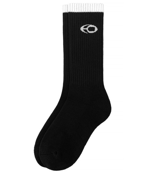 OY（オーワイ）の「『OY/オーワイ』S.L LINE SOCKS/S.L ラインソックス（ソックス/靴下・メンズ・ホワイト/ブラック・FREE）」の2枚目の写真