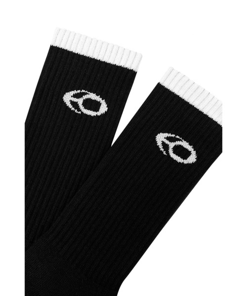 OY（オーワイ）の「『OY/オーワイ』S.L LINE SOCKS/S.L ラインソックス（ソックス/靴下・メンズ・ホワイト/ブラック・FREE）」の6枚目の写真