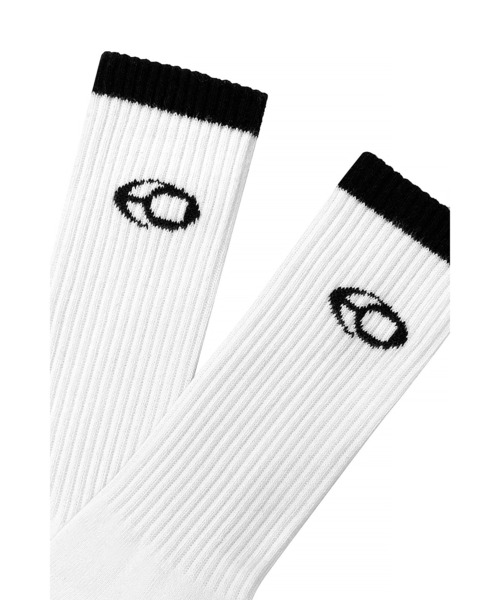 OY（オーワイ）の「『OY/オーワイ』S.L LINE SOCKS/S.L ラインソックス（ソックス/靴下・メンズ・ホワイト/ブラック・FREE）」の4枚目の写真