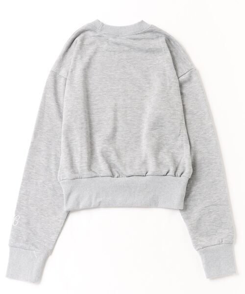 E&C closet…（イーアンドシークローゼット）の「袖刺繍ジャストスエット（スウェット・レディース・ダークグレー/ライトグレー・FREE）」の14枚目の写真