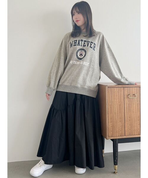 dazzlin（ダズリン）の「【ZOZO限定ITEM】カレッジスウェット（スウェット・レディース・グレー/ピンク/ブルー/ネイビー・FREE）」の18枚目の写真