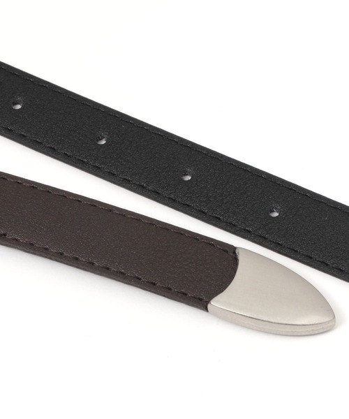 3.3 Field Trip (3.3フィールドトリップ)の「【UNISEX】3.3Field Trip/マットバックル ベルト 2989773(ベルト・レディース・ブラック/ブラウン・FREE)」の6枚目の写真