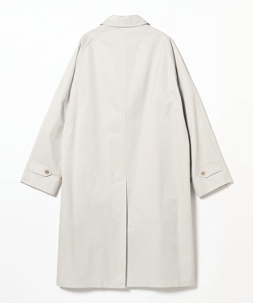 BRILLA per il gusto（ブリッラペルイルグースト）の「AUBERGE × Brilla per il gusto / 別注 コットンポリエステル ステンカラーコート（ステンカラーコート・メンズ・オフホワイト・38/40/42）」の6枚目の写真