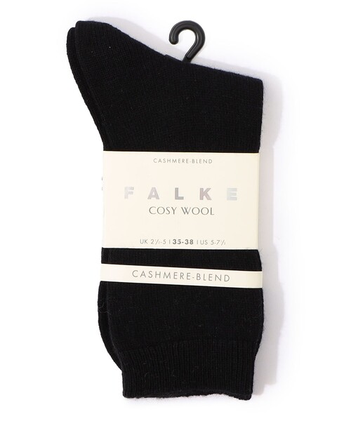 FALKE(ファルケ)の「FALKE COSY WOOL ソックス(ソックス/靴下・レディース・ホワイト/チャコールグレー/ブラック・FREE)」の3枚目の写真