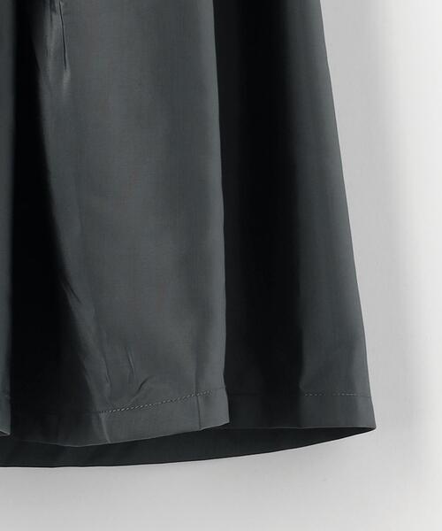 green label relaxing（グリーンレーベルリラクシング）の「テレコボーダー×タフタワンピース セット 110-130cm（ワンピース・キッズ・ダークグレー/オフホワイト・110cm/120cm/130cm）」の7枚目の写真