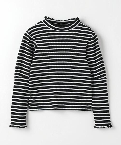 green label relaxing（グリーンレーベルリラクシング）の「テレコボーダー×タフタワンピース セット 110-130cm（ワンピース・キッズ・ダークグレー/オフホワイト・110cm/120cm/130cm）」の12枚目の写真