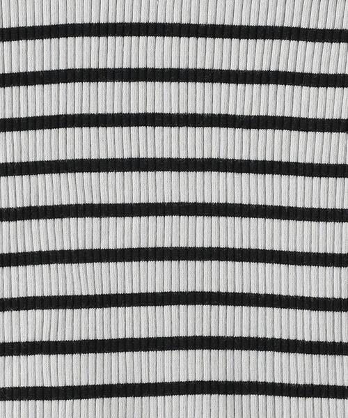 green label relaxing（グリーンレーベルリラクシング）の「テレコボーダー×タフタワンピース セット 110-130cm（ワンピース・キッズ・ダークグレー/オフホワイト・110cm/120cm/130cm）」の21枚目の写真