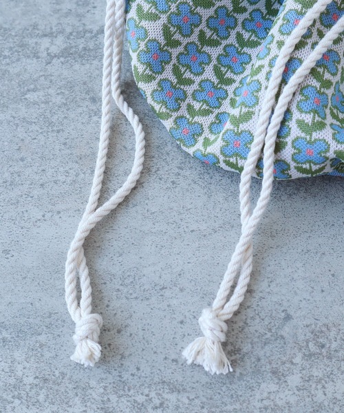 bulle de savon(ビュルデサボン)の「別注 4つ花ジャガード ポシェット(ハンドバッグ・レディース・ブルー/ネイビー・FREE)」の14枚目の写真