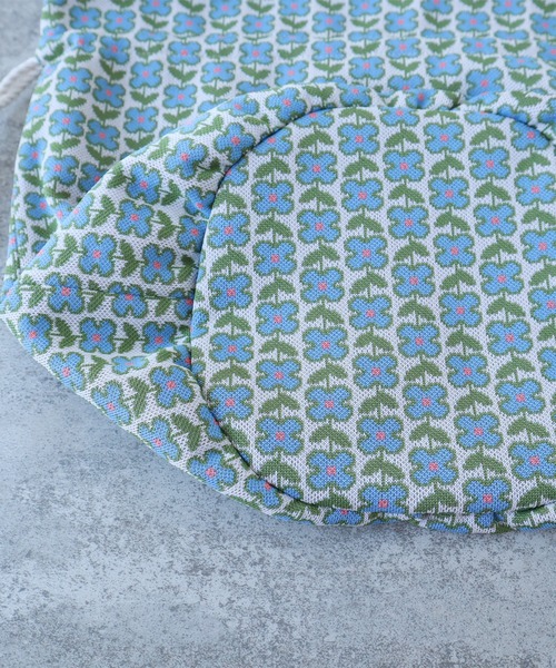 bulle de savon(ビュルデサボン)の「別注 4つ花ジャガード ポシェット(ハンドバッグ・レディース・ブルー/ネイビー・FREE)」の16枚目の写真