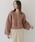 CLEIO�i�N���C�I�j�́u�yCLEIO�z���[�X�A�b�vV�l�b�N�_���{�[���j�b�g/LACE-UP V-NECK CARDBOARD KNIT/986-11606�i�j�b�g/�Z�[�^�[�j�v�b���J