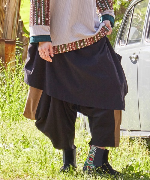 チャイハネ（チャイハネ）の「【チャイハネ】パストラ変形MEN'Sパンツ（その他パンツ・メンズ・ブラウン/ベージュ/ブラック・FREE）」の2枚目の写真