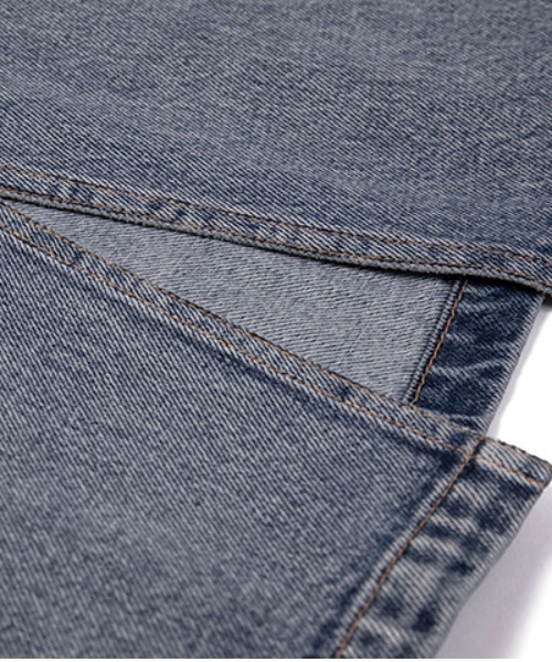 JNBY（ジェーエヌビーワイ）の「Curved Denim Midi Skirt（デニムスカート・レディース・ブラック/ブルー・38/40）」の14枚目の写真