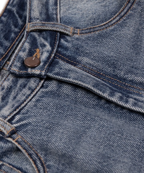 JNBY（ジェーエヌビーワイ）の「Curved Denim Midi Skirt（デニムスカート・レディース・ブラック/ブルー・38/40）」の15枚目の写真