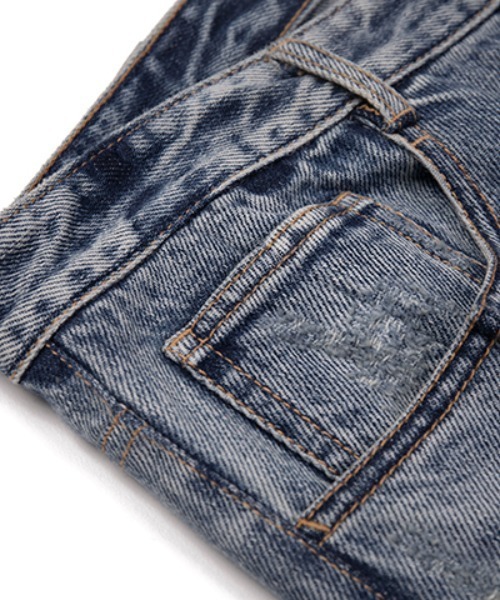 JNBY（ジェーエヌビーワイ）の「Curved Denim Midi Skirt（デニムスカート・レディース・ブラック/ブルー・38/40）」の17枚目の写真