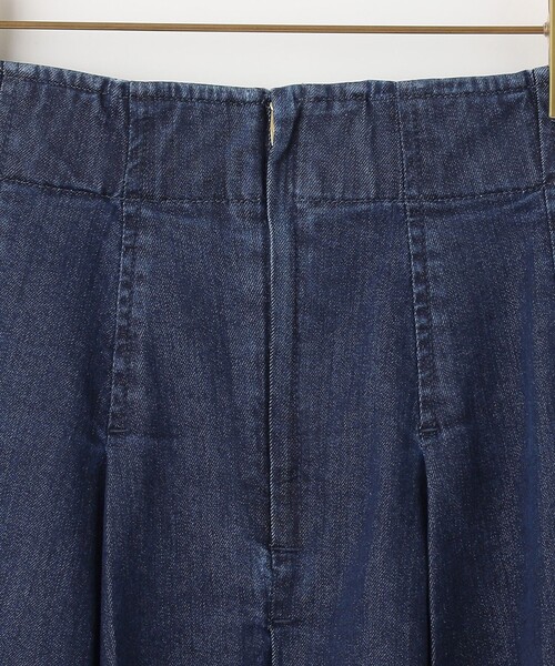 組曲(クミキョク)の「ライトデニム プリーツスカート(デニムスカート・レディース・ネイビー系・3/2/1)」の18枚目の写真