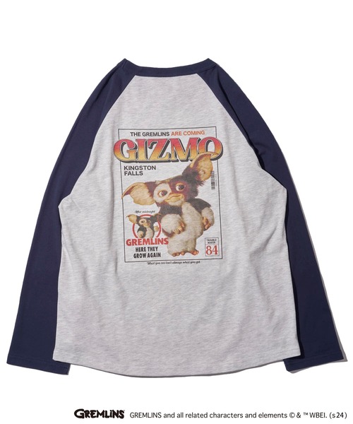 ADPOSION(アドポーション)の「【Gremlins / グレムリン】バックプリントラグランスリーブロンT(Tシャツ/カットソー・メンズ・ホワイト系1/ホワイト系2/ホワイト系3・X-LARGE/LARGE/MEDIUM)」の7枚目の写真