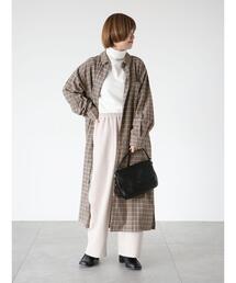 Lugnoncure | ネルシャツワンピース(ワンピース)