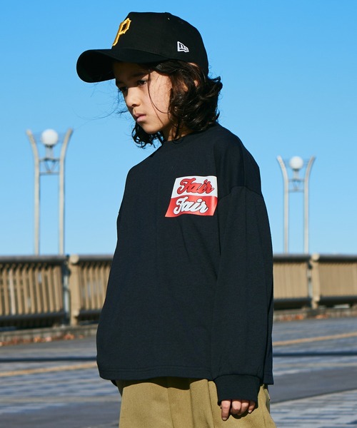 PAIRMANON STREET（ペアマノンストリート）の「【PAIRMANON STREET】アソート 長袖 グラフィック プリント ロンT 長袖 Tシャツ（Tシャツ/カットソー・キッズ・ピンク系その他2/ブラック系その他3/ブラック系その他/ブラック系その他2/ブルー系その他2/ホワイト系その他/ブルー系その他/グリーン系その他3/グリーン系その他/ベージュ系その他/ホワイト系その他2/グレー系その他2/ブラック系その他4/グレー系その他3/ピンク系その他/グリーン系その他2・100/130/150/90/120/140/110）」の5枚目の写真