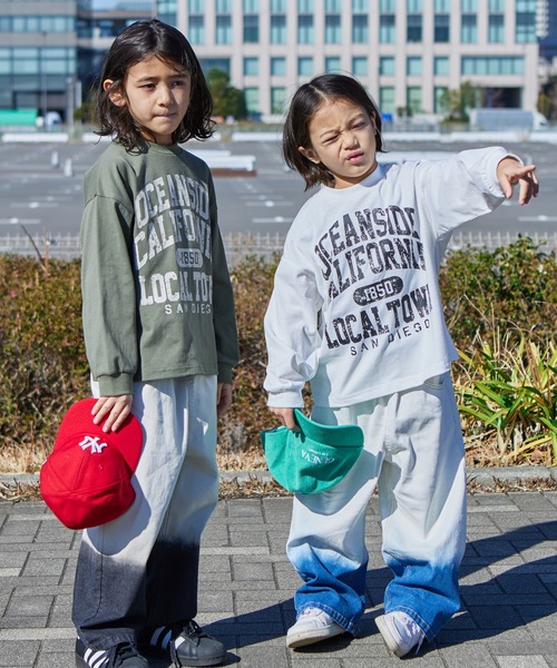 PAIRMANON STREET（ペアマノンストリート）の「【PAIRMANON STREET】アソート 長袖 グラフィック プリント ロンT 長袖 Tシャツ（Tシャツ/カットソー・キッズ・ピンク系その他2/ブラック系その他3/ブラック系その他/ブラック系その他2/ブルー系その他2/ホワイト系その他/ブルー系その他/グリーン系その他3/グリーン系その他/ベージュ系その他/ホワイト系その他2/グレー系その他2/ブラック系その他4/グレー系その他3/ピンク系その他/グリーン系その他2・100/130/150/90/120/140/110）」の19枚目の写真