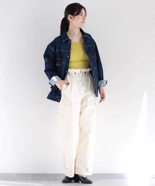 cepo(セポ)の「ドロストカーゴパンツ(カーゴパンツ・レディース・ブラック/オリーブ/オフホワイト・S/M)」の18枚目の写真