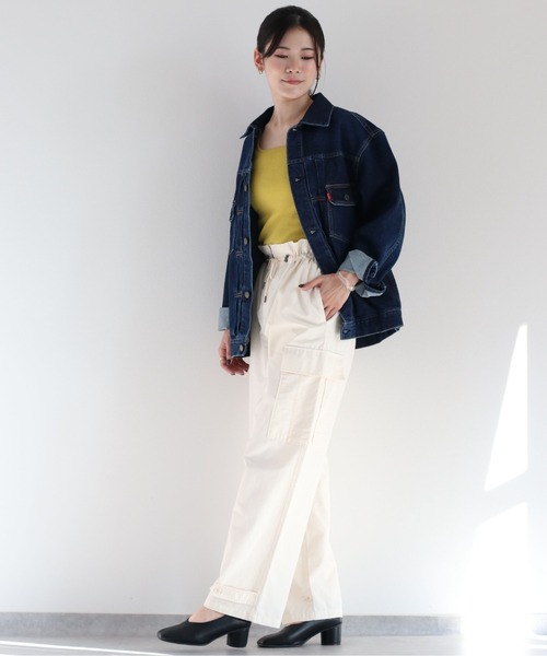 cepo(セポ)の「ドロストカーゴパンツ(カーゴパンツ・レディース・ブラック/オリーブ/オフホワイト・S/M)」の22枚目の写真