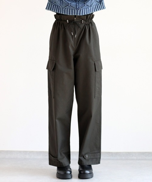 cepo(セポ)の「ドロストカーゴパンツ(カーゴパンツ・レディース・ブラック/オリーブ/オフホワイト・S/M)」の8枚目の写真