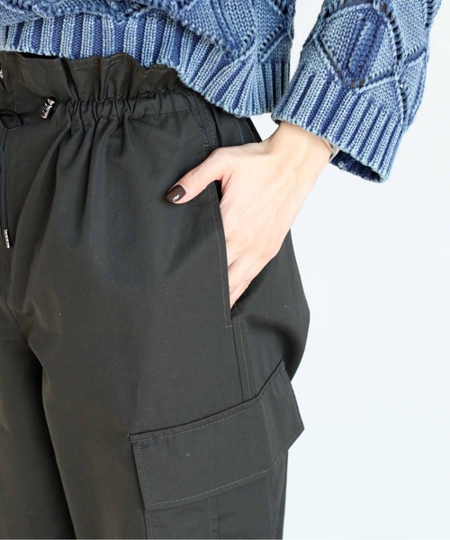 cepo(セポ)の「ドロストカーゴパンツ(カーゴパンツ・レディース・ブラック/オリーブ/オフホワイト・S/M)」の6枚目の写真