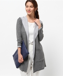 NATURAL BEAUTY BASIC | フーデットラップカーディガン(カーディガン/ボレロ)