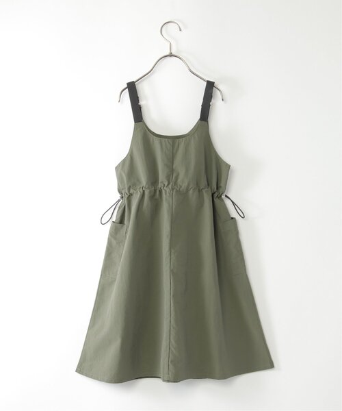 ikka(イッカ)の「【親子コーデ】カーゴキャミワンピース(120~160cm)(ワンピース・キッズ・ブラック/オリーブ・120/130/140/150/160)」の11枚目の写真