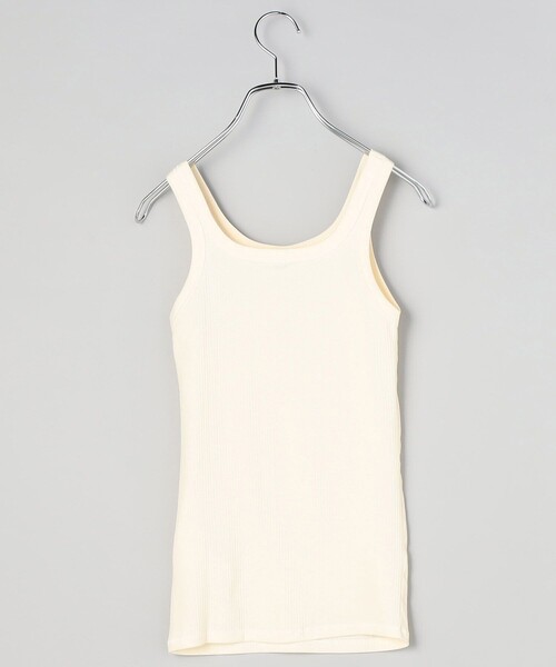 BASERANGE（ベースレンジ）の「Baserange/ベースレンジ HEART TANK / TOHT-RB-SP24 / ハートタンク（キャミソール・レディース・オフホワイト・SMALL）」の9枚目の写真