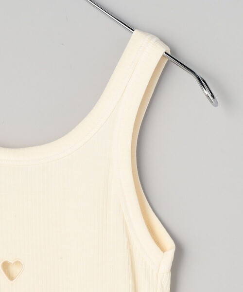 BASERANGE（ベースレンジ）の「Baserange/ベースレンジ HEART TANK / TOHT-RB-SP24 / ハートタンク（キャミソール・レディース・オフホワイト・SMALL）」の8枚目の写真