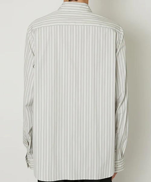 TAAKK(ターク)の「【TAAKK/ターク】BUZZAM SHIRTS/ブザムシャツ(シャツ/ブラウス・メンズ・グレー/ベージュ・1/2)」の3枚目の写真