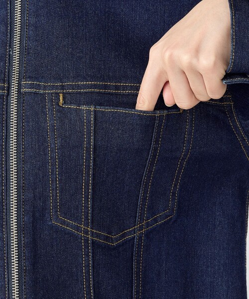 COMME CA ISM（コムサイズム）の「デニムジャケット / セットアップ対応（デニムジャケット・レディース・インディゴブルー/ブルー・MEDIUM/LARGE）」の22枚目の写真