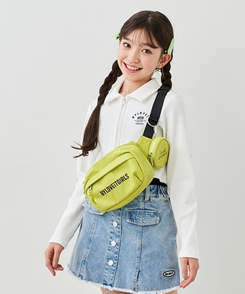 by LOVEiT(バイラビット)の「テレコWジップカーディガン(カーディガン/ボレロ・キッズ・オフホワイト/ブラック/ラベンダー/グリーン・120cm/130cm/140cm/150cm/160cm)」の19枚目の写真